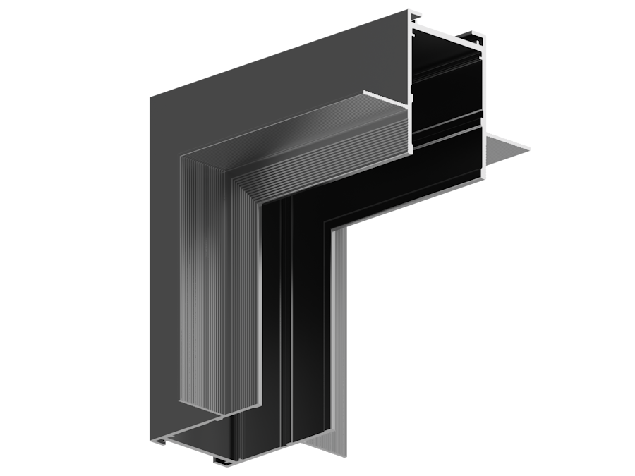 Luma220 100*100*64.5 black HS25-D-LV